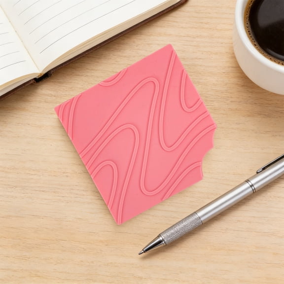 Ohmyroo Small Pocket Journal 4.3in Pink Paper Soft Cover Office Desk Daily Notepad