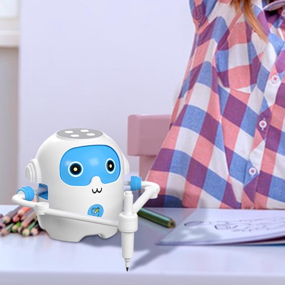 Ohmyroo Smart Drawing Robot White Plastic Educational Coding Assistant Interactive Art Toy