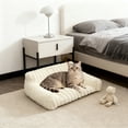 thumbnail image 1 of Ohmyroo Sofa Style Cat Bed Cushioned Pet Lounge with Soft Interior for Indoor Cats, 1 of 7