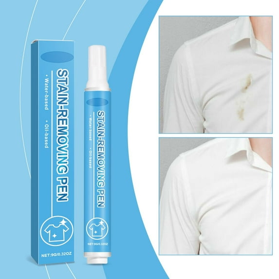 Ohmyroo Stain Remover Pen Portable Spot Cleaner For Clothing Fabrics Garments On-The-Go Stain Treatment Home Travel Laundry Care Accessory
