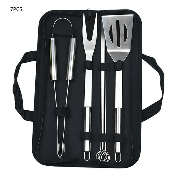 Ohmyroo Stainless Steel BBQ Tool Set Durable Grilling Accessories For Outdoor Barbecue And Backyard Cooking