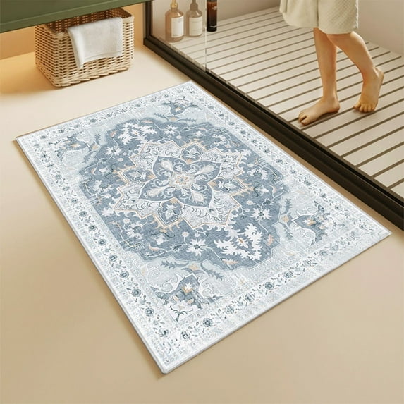 Ohmyroo Style Entrance Door Mat, Home Living Room Bedroom Decoration Carpet, Non-Slip Floor Rug, Welcome Mat for Indoor and Outdoor Use