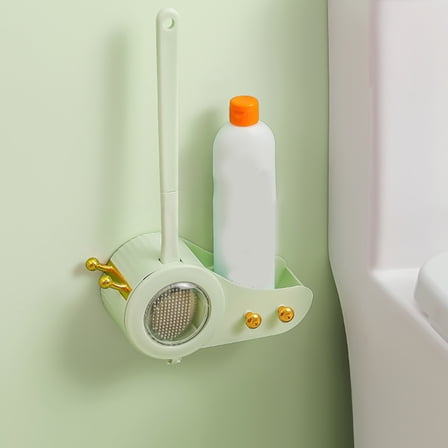 Ohmyroo Toilet Brush Holder Bathroom Storage Stand for Home