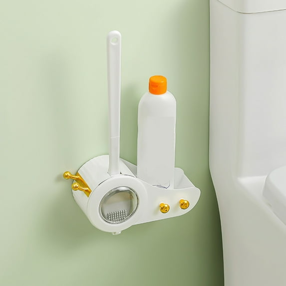Ohmyroo Toilet Brush Holder Bathroom Storage Stand for Home