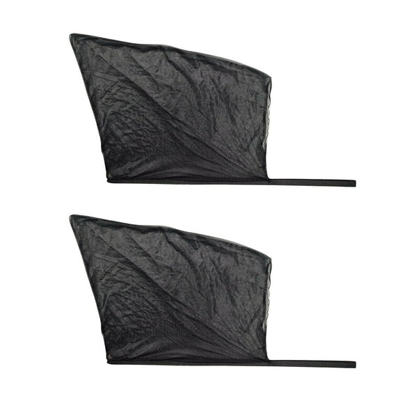 Ohmyroo Universal Car Side Window Sunshade Mesh 1 Pair Stretchy Mosquito Screen and UV Protector for Interior Heat Insulation