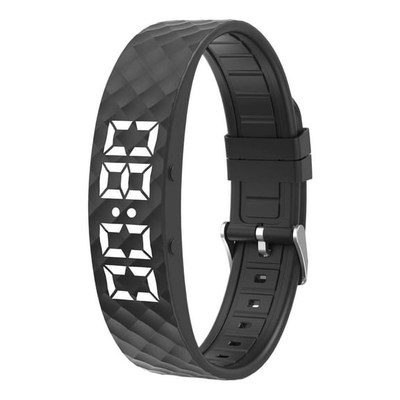 Ohmyroo Vibration Reminder Smart Wristband Sleep Monitoring Alarm Watch Sports Rechargeable Fitness Tracker Wristband For Daily Activity Tracking