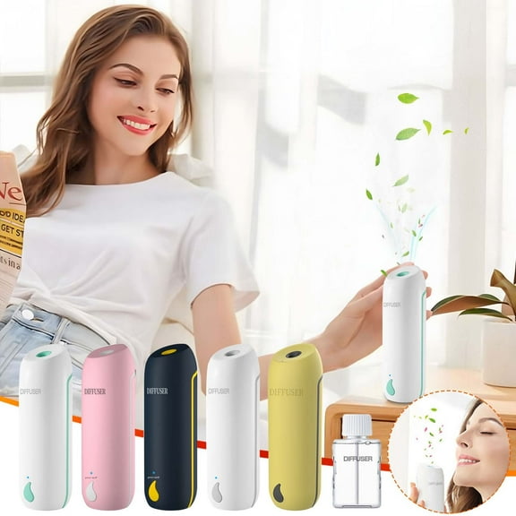 Ohmyroo Waterless Aroma Diffuser, 45 ml Oil USB Fragrance Machine For Bedroom Office