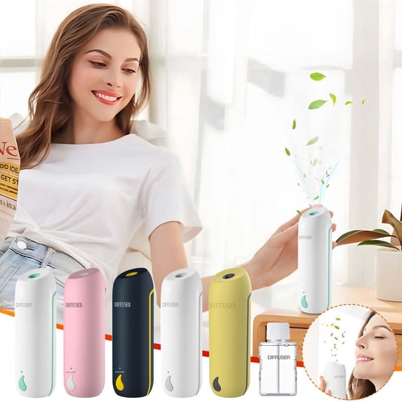 Ohmyroo Waterless Aroma Diffuser, 45 ml Oil USB Fragrance Machine For Bedroom Office