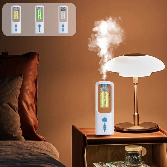 Ohmyroo Waterless Aroma Diffuser, 50 ml White USB Wall Mount Fragrance Machine With Perfume