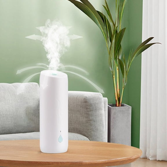 Ohmyroo Waterless Oil Diffuser, 10 ml White Plastic Aroma Machine For Home Store Office