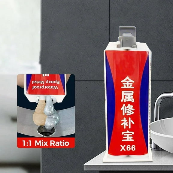 Ohmyroo Waterproof Epoxy Metal Repair Glue High Temperature Resistant Welding Agent for Metal Repair