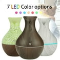 thumbnail image 1 of Ohmyroo Wood Grain LED Oil Diffuser Humidifier, 130 ml USB Vase Aroma Mist Machine, 1 of 8