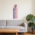 thumbnail image 1 of Ohmyroo Woven Tassel Tapestry Modern Wall Hanging Decor For Living Room Bedroom Nursery Blue Pink White 29x9 Inch, 1 of 6
