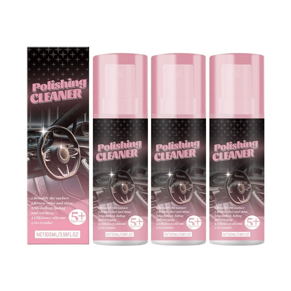 Ohmyroo Automotive Leather and Plastic Restorer, 100ml Polishing Agent for Rejuvenating Dashboards, Seats, and Interior Trim Surfaces