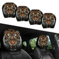 thumbnail image 1 of Ohmyroo Funny Car Print Headrest Cover, Universal Stretchy Fabric Seat Protector for Car Interior Decor, 1 of 1