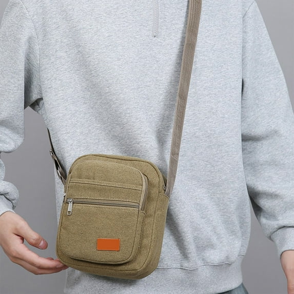 Ohmyroo Men's Water-Resistant Crossbody Bag, Multifunctional Chest Pack for Sports, Outdoor Adventures, and Secure Hands-Free Carry
