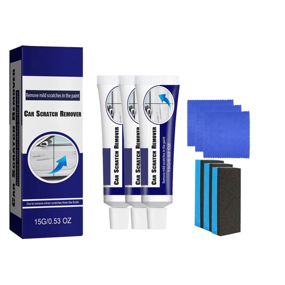 Ohmyroo Professional Grade Car Paint Scratch Repair Kit, Liquid Filler and Polishing Wax for Restoring Vehicle Finish