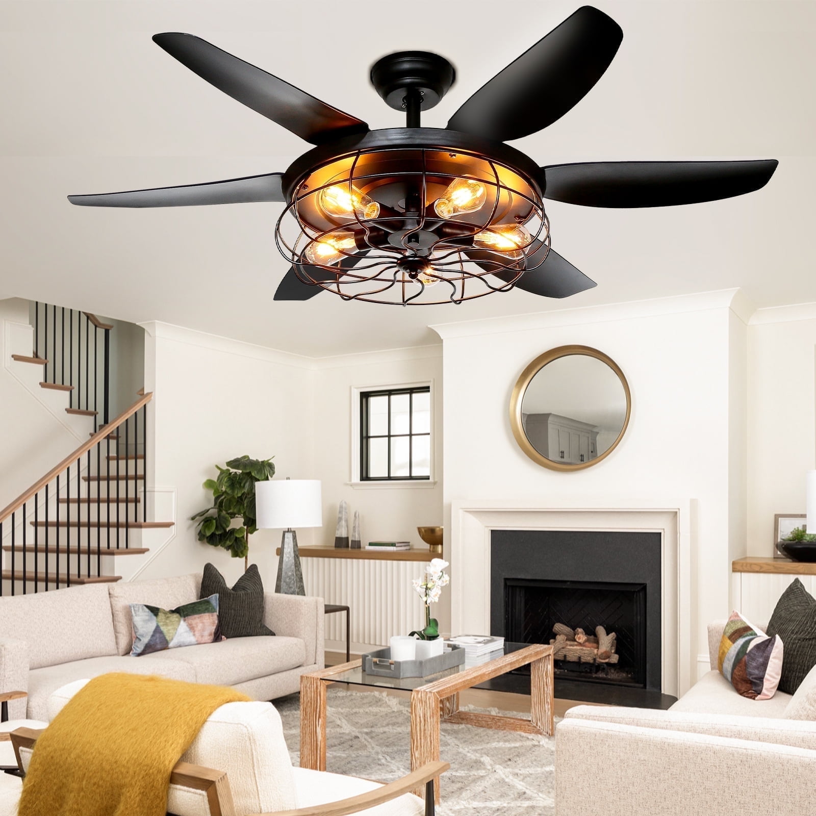 maaaa　ｂｋ、ｗｈｔ Hampton Bay Palm Beach Ii 48 In. Outdoor Natural Iron