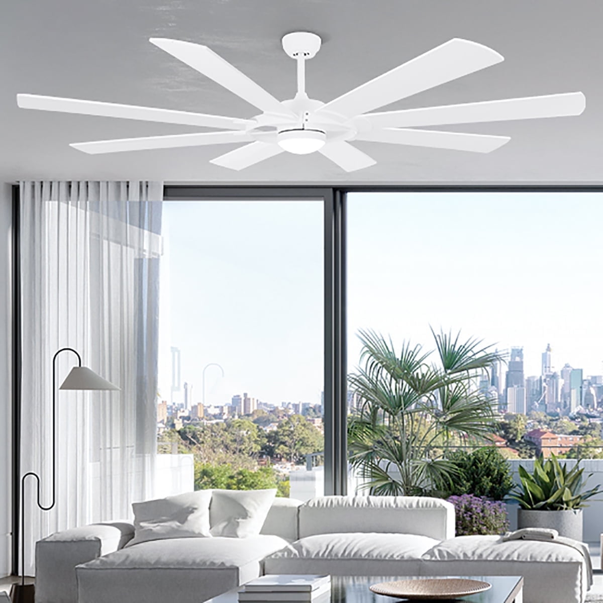 Prominence Home 51647 52 Inch Dorsey Smart Ceiling Fan With Light And Remote Bronze