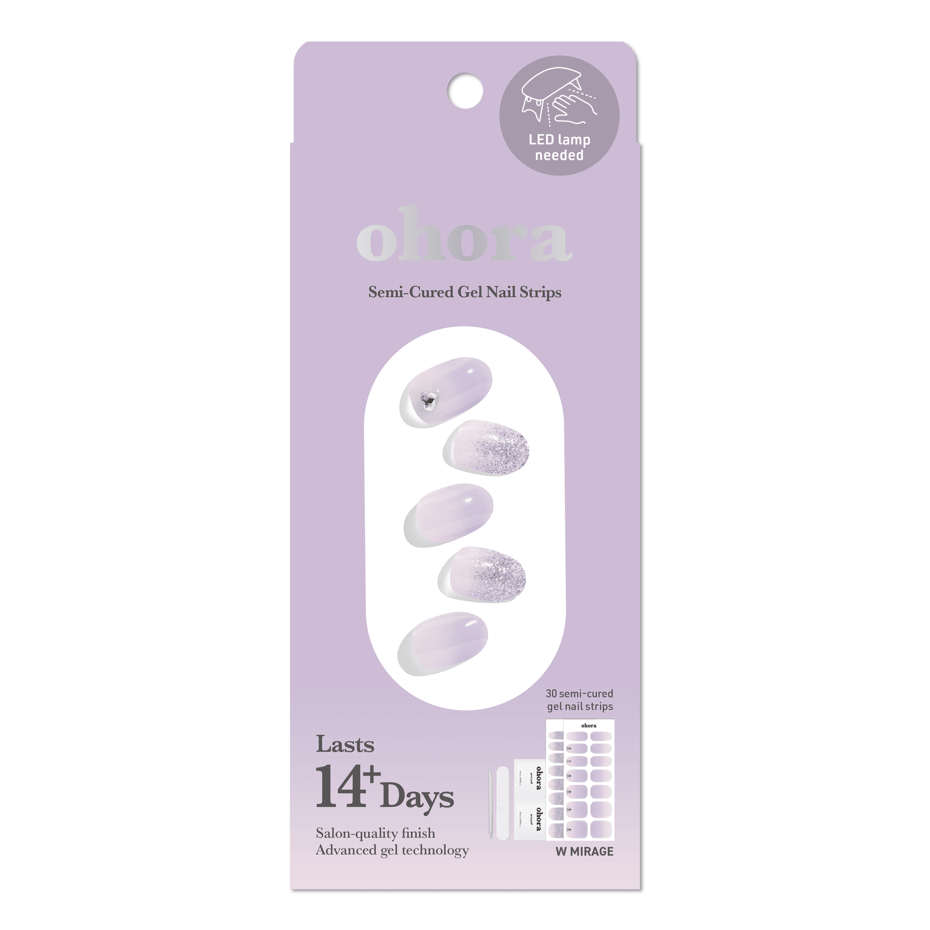 Ohora GEM Mirage - Semi-Cured Gel Nail - Walmart.com
