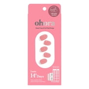 Ohora Semi-Cured Gel Nail Kit, Cream Blush 30 Count