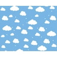 thumbnail image 1 of Ohpopsi Cartoon Cloudy Sky Wall Mural, 1 of 3