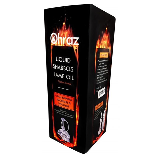 Ohraz Paraffin Pump for Liquid Shabbos Lamp Oil Gallon