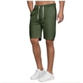 thumbnail image 1 of Ohufall Big & Tall Men's Athletic Shorts Activewear Lightweight Summer Running Shorts for Men Loose Casual Workout Gym Sweat Shorts with Pockets & Drawstring, 1 of 6
