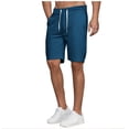 thumbnail image 1 of Ohufall Big & Tall Men's Athletic Shorts Activewear Lightweight Summer Running Shorts for Men Loose Casual Workout Gym Sweat Shorts with Pockets & Drawstring, 1 of 6