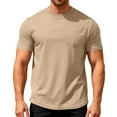 thumbnail image 1 of Ohufall Big and Tall Basic T-Shirts for Men 2026 Loose Fit Workout Short Sleeve Tees Summer Crewneck Shirts, 1 of 4
