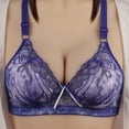 thumbnail image 1 of Ohufall Bras For Women Solid Color Comfortable Hollow Out Perspective Bra Underwear No Rims Lingerie For Women, 1 of 1