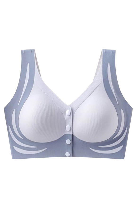 Bras for Women Plus Size Support T-shirt Bras Seamless Comfortable Bralettes Shapewear Breathable Full Figure Bras Front Closure