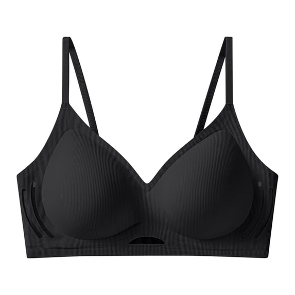 Ohufall Bras for Women Seamless Wireless Bras Breathable Back Enhancing Fit Comfy Bra