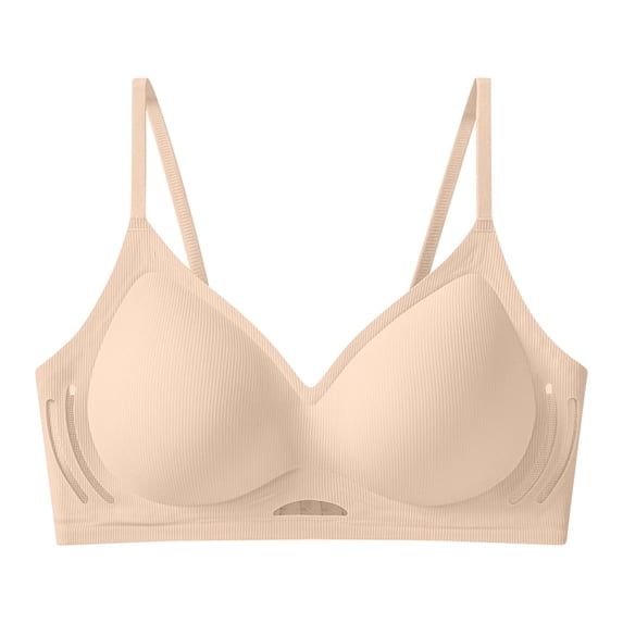 Ohufall Bras for Women Seamless Wireless Bras Breathable Back Enhancing Fit Comfy Bra