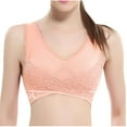 thumbnail image 1 of Ohufall Breathable Bras for Women Cool! Ladies Traceless Comfortable No Steel Ring Vest Gathering Bra Woman Underwear, 1 of 8
