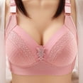 thumbnail image 1 of Ohufall Breathable Bras for Women Cool! Woman's Embroidered Glossy Comfortable Bra Underwear No Rims, 1 of 3