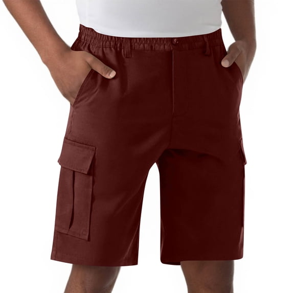 Ohufall Cargo Shorts for Men Big and Tall Multi Pockets Shorts Outdoor Combat Shorts Loose Workwear Cargo Shorts