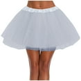 thumbnail image 1 of Ohufall Fashion Ballet Skirt For Women Pleated Gauze Short Skirt Adult Dancing Skirt Tutu Skirts, 1 of 5