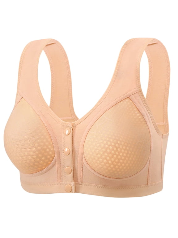 Front Closure Bras for Womens Bras Front Snaps Seniors Snap Front Bra Older Women Comfort Everyday Bras