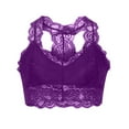 thumbnail image 1 of Ohufall Lace Bras For Women! Sexy Women Plus Size Vest Crop Wire Free Bra Lace Lingerie Sexy V-Neck Underwear, 1 of 3