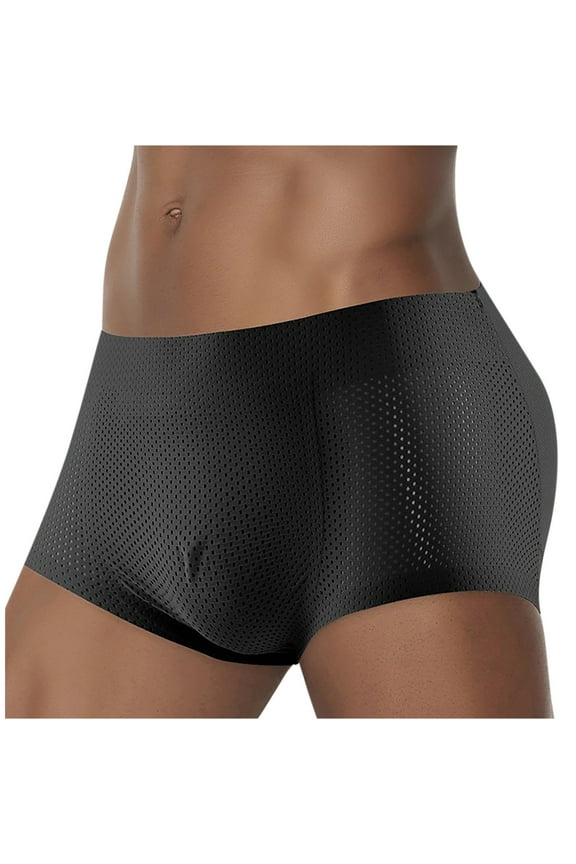 Mens Underwear Men's Buttock Augmentation Buttock Lifting Panties Plus Buttock Pad Fake Butt Buttock Breathable Men's Briefs Summer Clearance