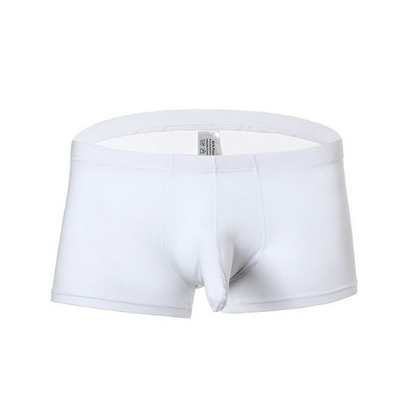 Ohufall Mens Underwear Men's Fashion Shorts Mesh Breathable Sexy Underpants Clearance