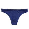 thumbnail image 1 of Ohufall Mens Underwear Men's Ice Silk Underwear Low Waist Sexy U Bag Traceless T-shaped Underwear Clearance, 1 of 1