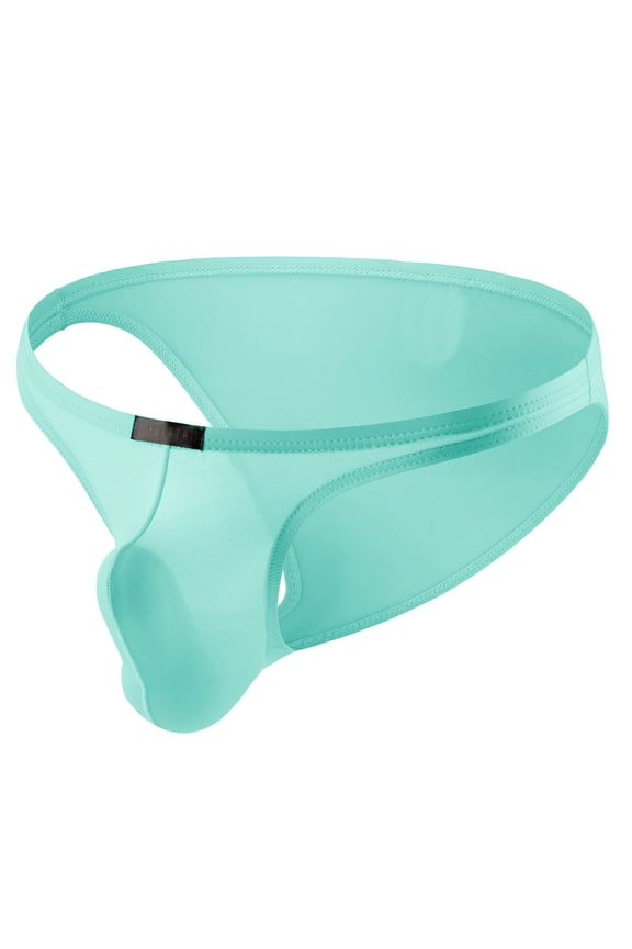 Mens Underwear Open Crotch Men's Underwear Youth Ice Silk Thin Style Sexy Transparent Low Waist Briefs Men Clearance