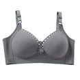thumbnail image 1 of Ohufall Plus Size Bras for Women Wireless Push Up Breathable Underwear Lightweight Cup Smooth Comfortable Everyday Bras,36B/C-46B/C, 1 of 3