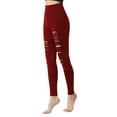 thumbnail image 1 of Ohufall Plus Size Leggings for Women High Waisted Tummy Control Super Soft Solid Color Leggings Yoga Pants on Clearance, 1 of 3