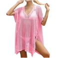 thumbnail image 1 of Ohufall Plus Size Swimsuit Cover Up for Women Summer Crochet Bathing Suit Cover Up Swimwear Beach Coverups, 1 of 4