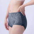 thumbnail image 1 of Ohufall Plus Size Women's Cotton Panties, Comfort Soft Underwear Full Coverage Panty,Cotton Granny Panties for Old Lady, 1 of 4