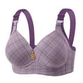 thumbnail image 1 of Ohufall Push Up Seamless Bras for Women No Underwire Support and Lift V Neck Wireless T-Shirt Bras Full Coverages Bralettes Everyday Bras, 36B/C-46B/C, 1 of 7