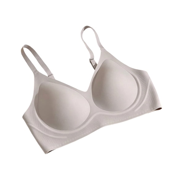Ohufall Seamless Womens Bra Soft Support Solid Color Bras Comfort Breathable Daily Underwear,34B-40B
